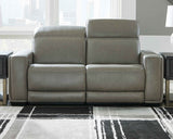 Correze Gray Power Reclining Living Room Set