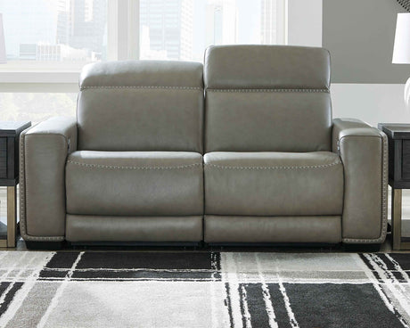 Correze Gray Power Reclining Living Room Set