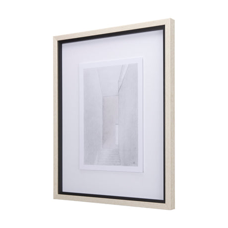 Corridor I by Mercana Studio a Hand Embellished Textured Framed Art Print Matted under Glass by Mercana at Eve Furniture