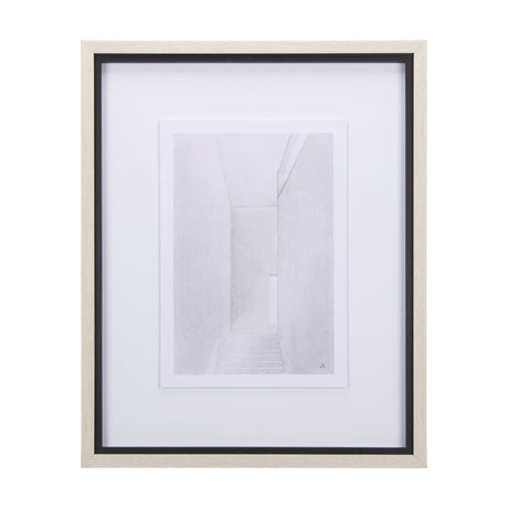 Corridor I by Mercana Studio a Hand Embellished Textured Framed Art Print Matted under Glass by Mercana at Eve Furniture