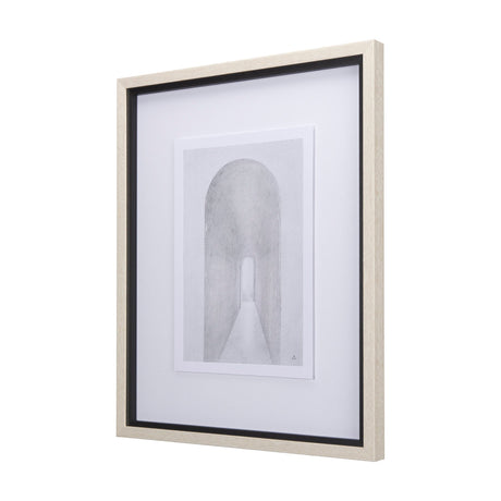 Corridor II by Mercana Studio a Hand Embellished Textured Framed Art Print Matted under Glass by Mercana at Eve Furniture
