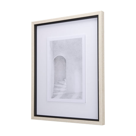 Corridor III by Mercana Studio a Hand Embellished Textured Framed Art Print Matted under Glass by Mercana at Eve Furniture