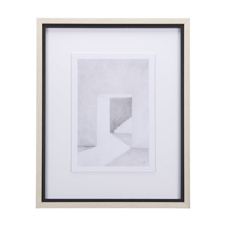 Corridor IV by Mercana Studio a Hand Embellished Textured Framed Art Print Matted under Glass by Mercana at Eve Furniture