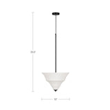 Corrina White Small Pendant Lamp by Moe's Home at Eve Furniture