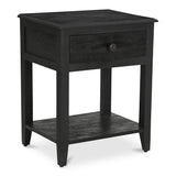 Corrine Antique Black Nightstand by MOES at Eve Furniture
