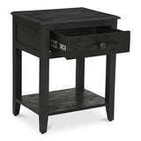 Corrine Antique Black Nightstand by MOES at Eve Furniture