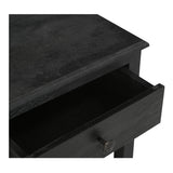 Corrine Antique Black Nightstand by MOES at Eve Furniture