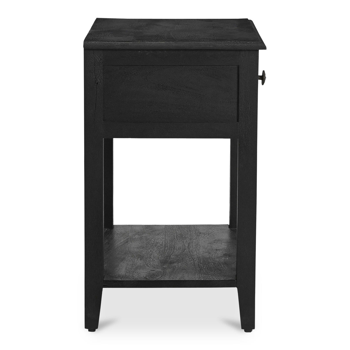 Corrine Antique Black Nightstand by MOES at Eve Furniture