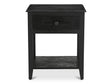 Corrine Antique Black Nightstand by MOES at Eve Furniture