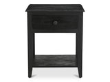Corrine Antique Black Nightstand by MOES at Eve Furniture