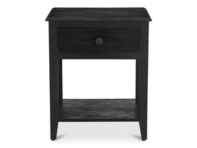 Corrine Antique Black Nightstand by MOES at Eve Furniture