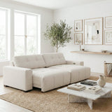 Corston Beige Linen PWR Slider Sofa by Ashcroft Furniture at Eve Furniture