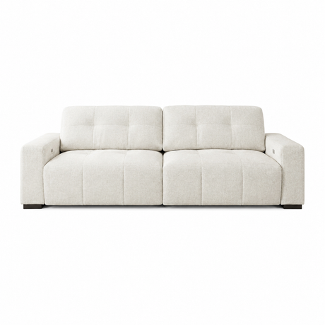 Corston Beige Linen PWR Slider Sofa by Ashcroft Furniture at Eve Furniture