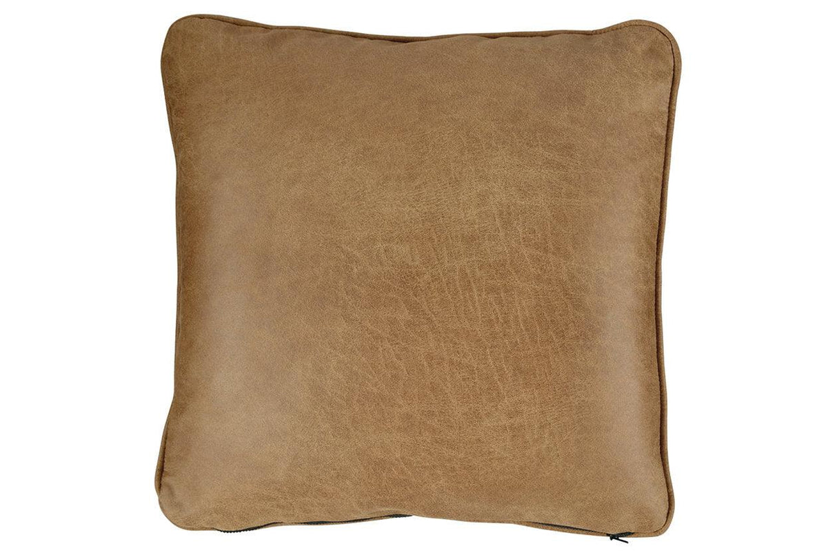 Cortnie Caramel Pillow by Ashley at Eve Furniture