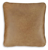 Cortnie Caramel Pillow by Ashley at Eve Furniture
