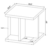 Cortona Mango 3-Piece Coffee and End Table Set by Coaster at Eve Furniture