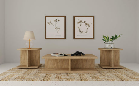 Cortona Mango 3-Piece Coffee and End Table Set by Coaster at Eve Furniture
