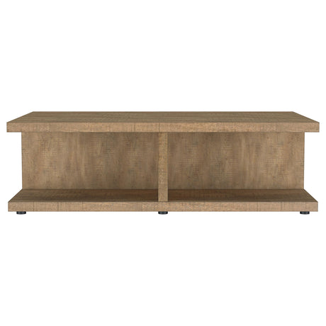 Cortona Mango Square Coffee Table by Coaster at Eve Furniture