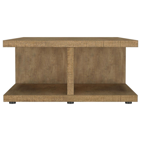 Cortona Mango Square Coffee Table by Coaster at Eve Furniture