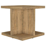 Cortona Mango Square End Table by Coaster at Eve Furniture