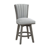 Corvalli Gray Swivel Counter Height Chair, Set of 2 by Homelegance at Eve Furniture