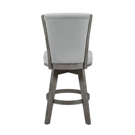 Corvalli Gray Swivel Counter Height Chair, Set of 2 by Homelegance at Eve Furniture