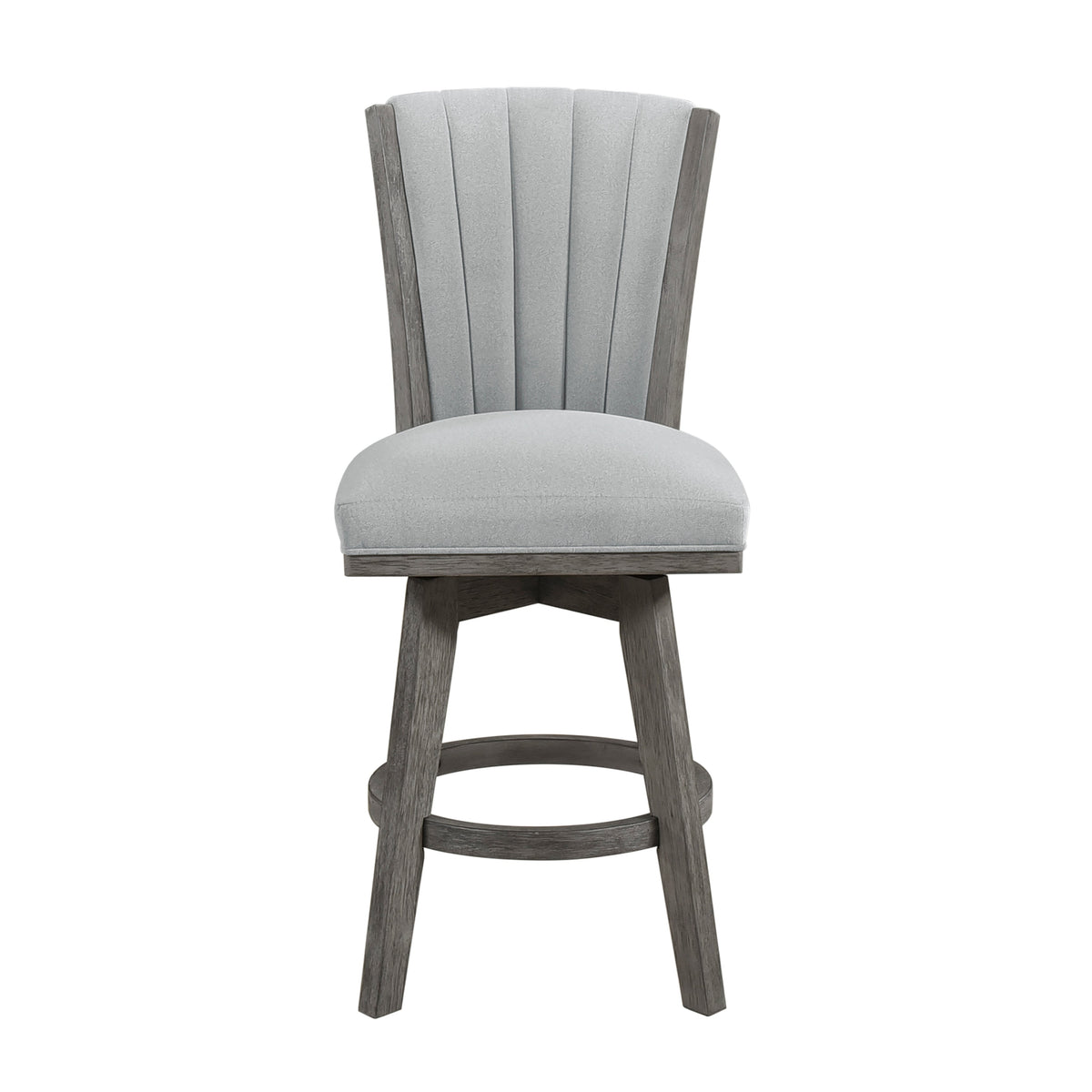 Corvalli Gray Swivel Counter Height Chair, Set of 2 by Homelegance at Eve Furniture