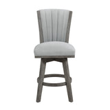 Corvalli Gray Swivel Counter Height Chair, Set of 2 by Homelegance at Eve Furniture