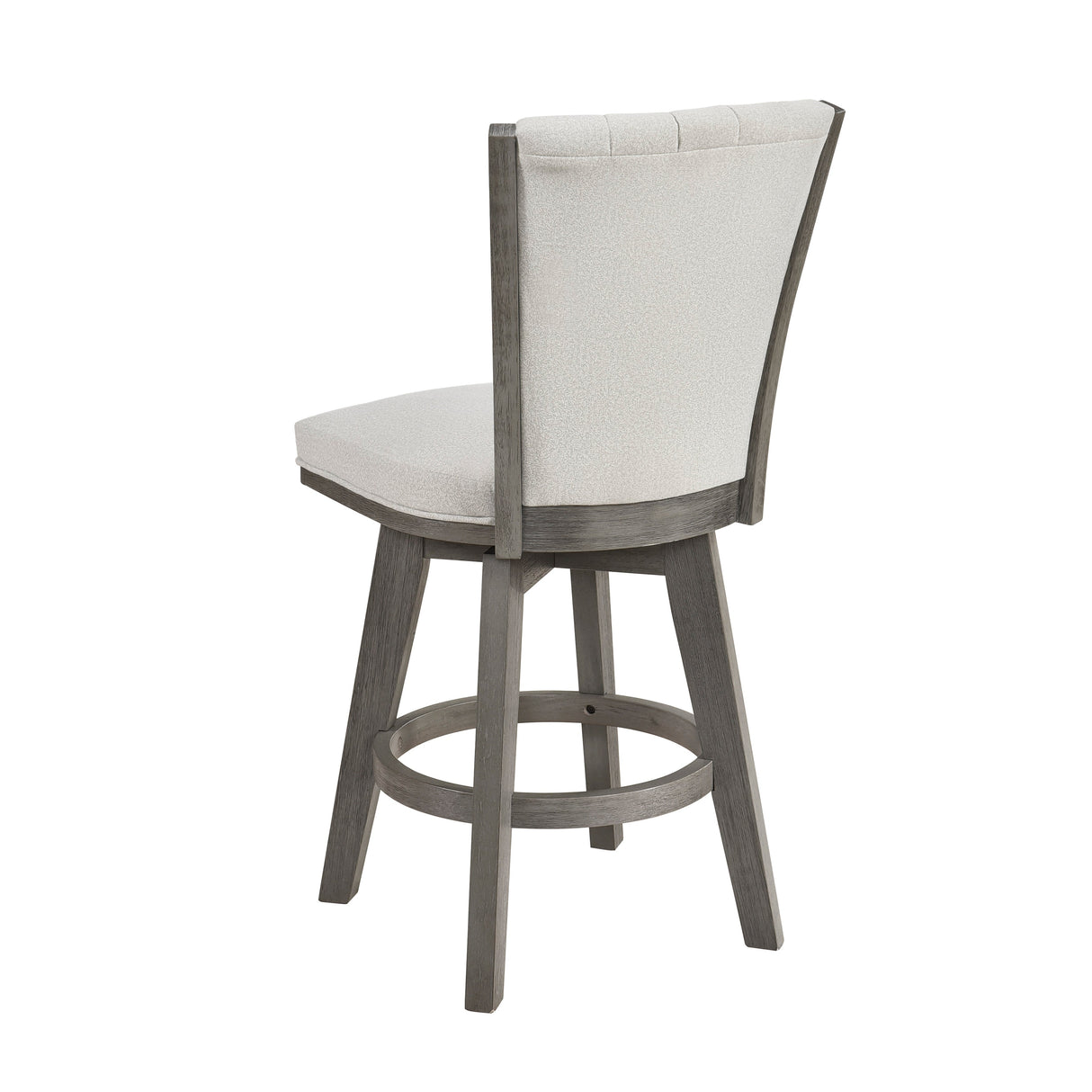 Corvallis Beige Swivel Counter Height Chair, Set of 2