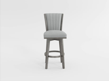 Corvallis Beige Swivel Pub Height Chair, Set of 2 by Homelegance at Eve Furniture