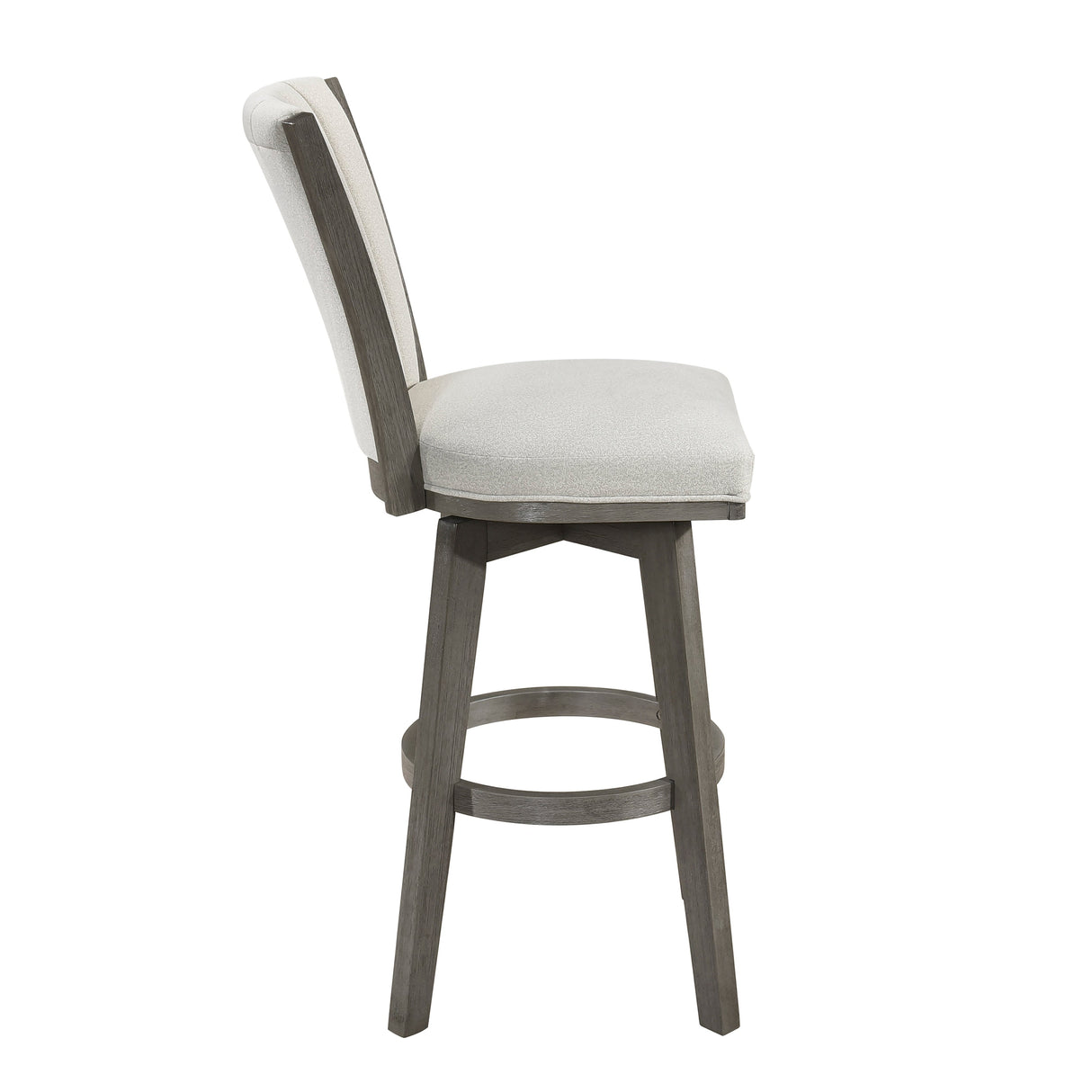 Corvallis Beige Swivel Pub Height Chair, Set of 2