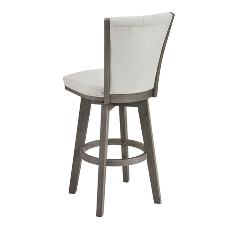 Corvallis Beige Swivel Pub Height Chair, Set of 2 by Homelegance at Eve Furniture