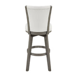Corvallis Beige Swivel Pub Height Chair, Set of 2