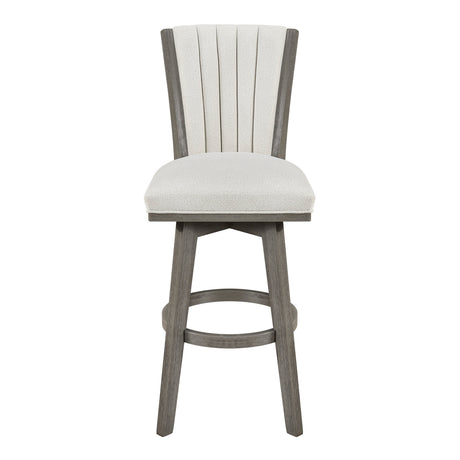 Corvallis Beige Swivel Pub Height Chair, Set of 2 by Homelegance at Eve Furniture