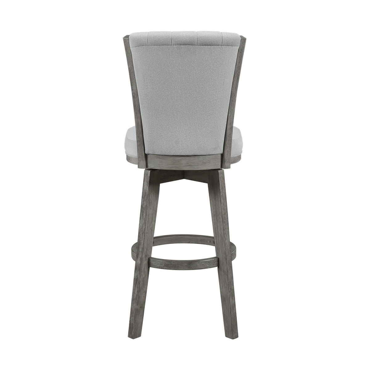 Corvallis Gray Swivel Pub Height Chair, Set of 2 by Homelegance at Eve Furniture