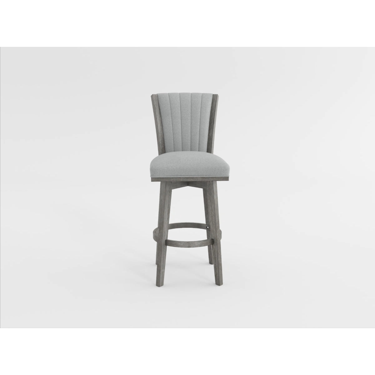 Corvallis Gray Swivel Pub Height Chair, Set of 2 by Homelegance at Eve Furniture