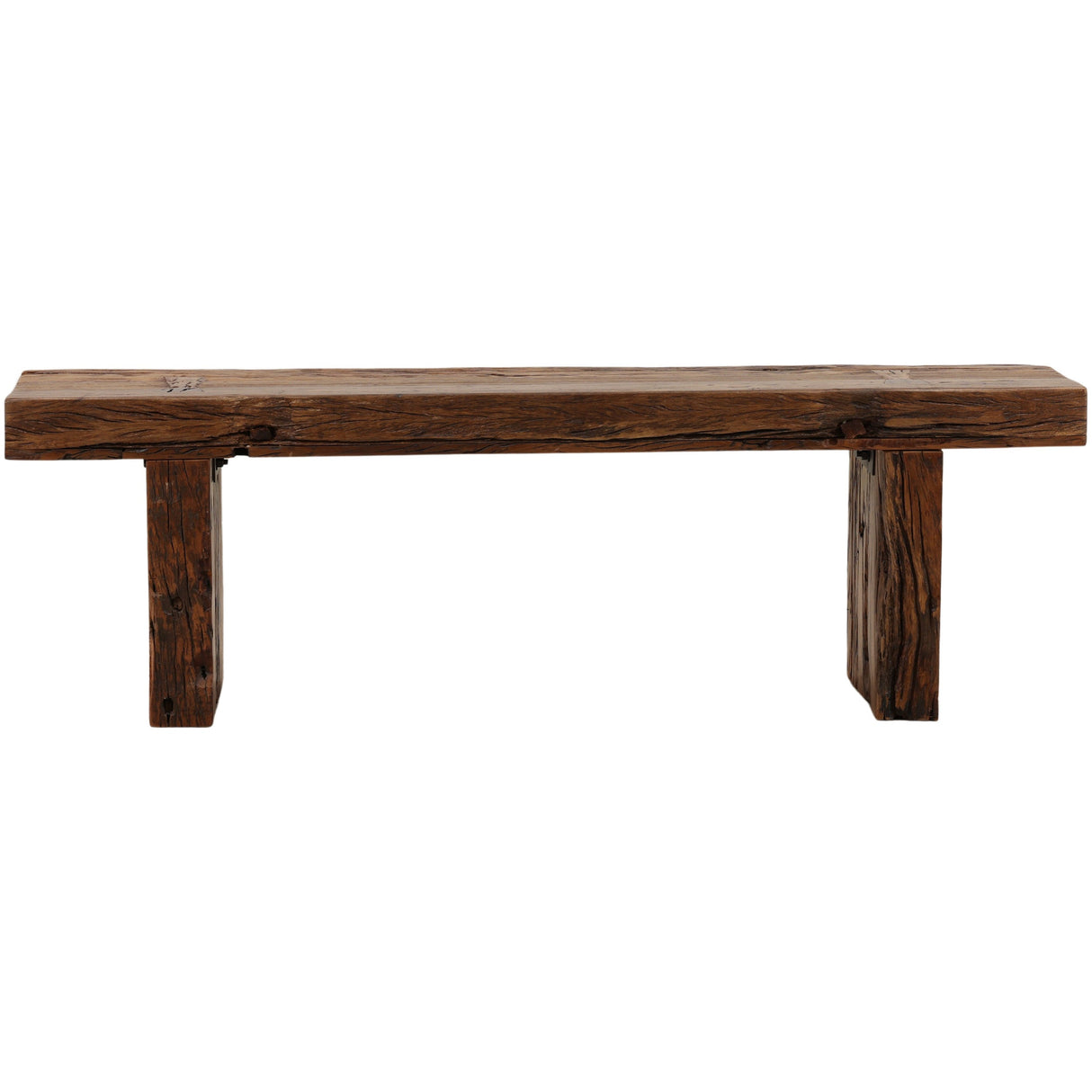 Corvella Bench, Brown by Dovetail at Eve Furniture