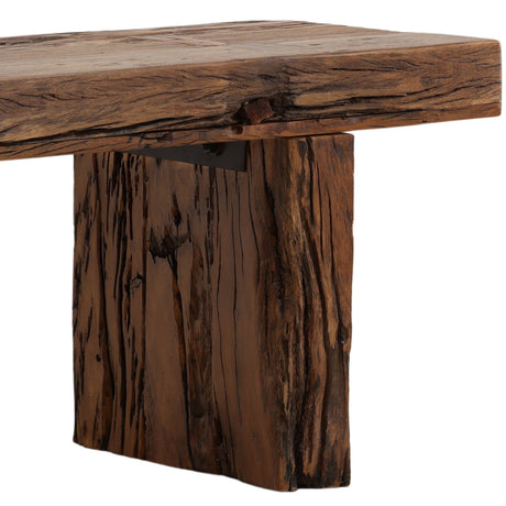 Corvella Bench, Brown by Dovetail at Eve Furniture