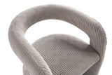 Corvette Dining Chair in Dove by Manhattan Comfort at Eve Furniture