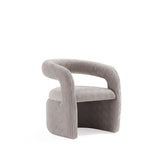 Corvette Dining Chair in Dove by Manhattan Comfort at Eve Furniture