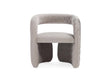 Corvette Dining Chair in Dove by Manhattan Comfort at Eve Furniture