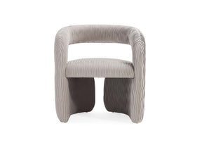 Corvette Dining Chair in Dove by Manhattan Comfort at Eve Furniture