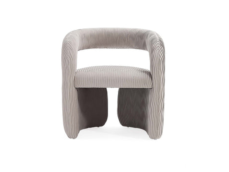 Corvette Dining Chair in Dove by Manhattan Comfort at Eve Furniture