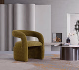 Corvette Dining Chair in Olive Green by Manhattan Comfort at Eve Furniture