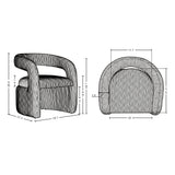 Corvette Dining Chair in Olive Green by Manhattan Comfort at Eve Furniture