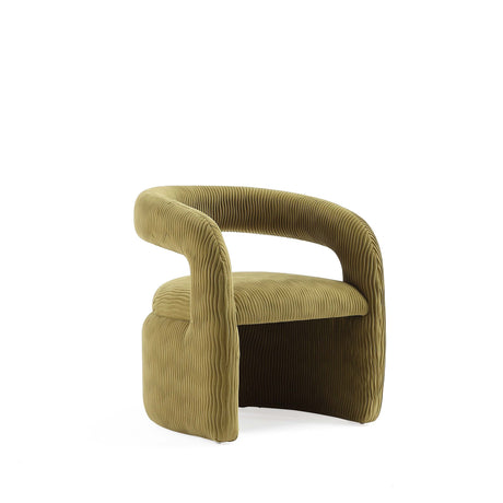 Corvette Dining Chair in Olive Green by Manhattan Comfort at Eve Furniture