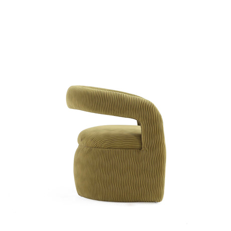 Corvette Dining Chair in Olive Green by Manhattan Comfort at Eve Furniture