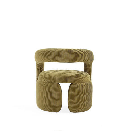 Corvette Dining Chair in Olive Green by Manhattan Comfort at Eve Furniture