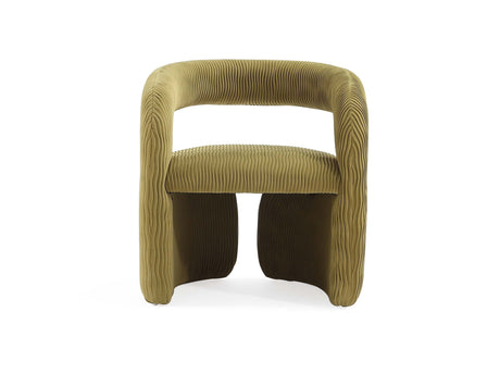 Corvette Dining Chair in Olive Green by Manhattan Comfort at Eve Furniture