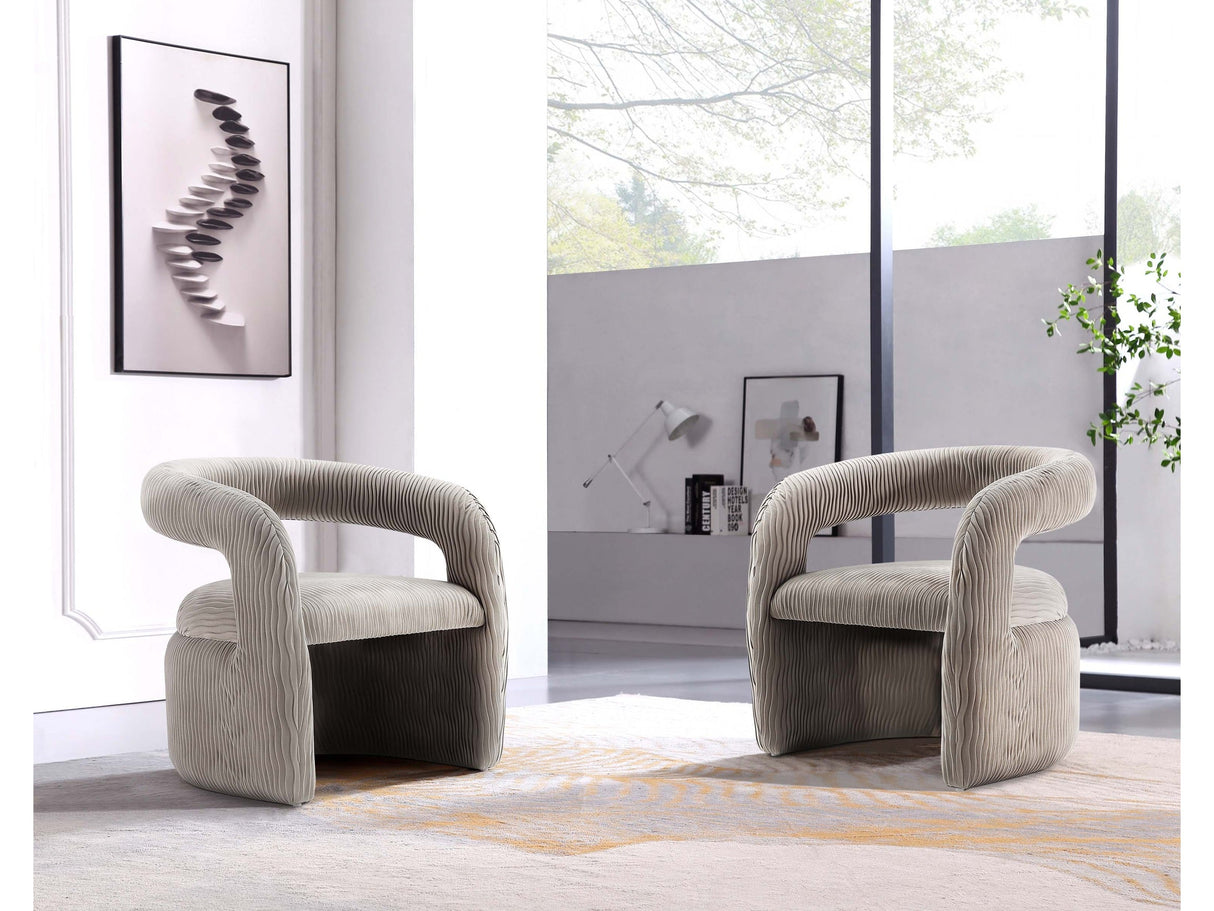 Corvette Dining Chairs in Dove (set of 2) by Manhattan Comfort at Eve Furniture